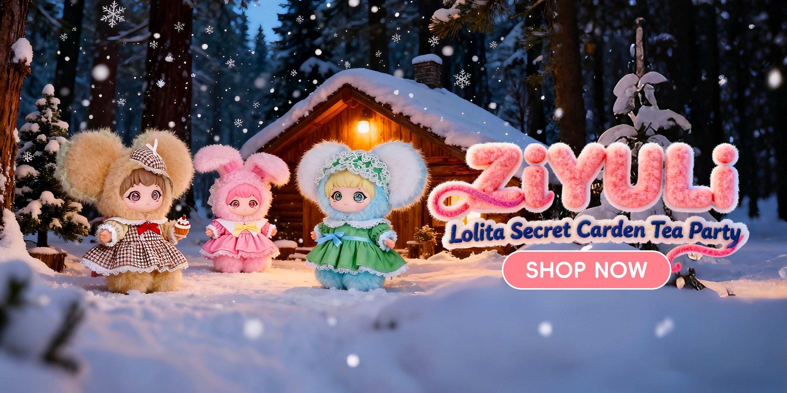 Discover the ZIYULI Lolita Secret Tea Party Plush Series – HERE