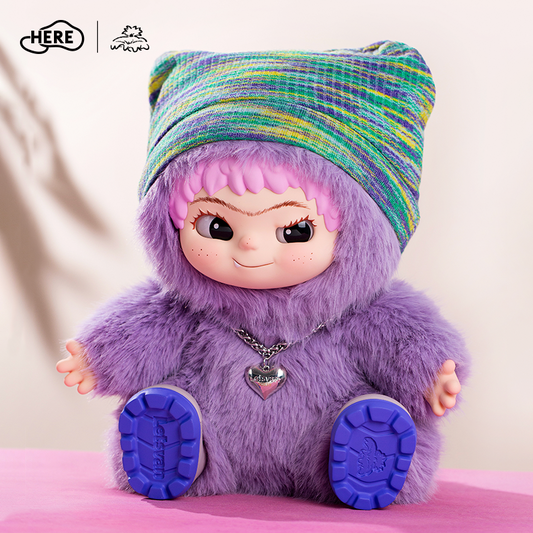 WAKUKU Fuzzy Trendy Fun Party Plus SING ROCK Collectible Figurines Statues plush toy