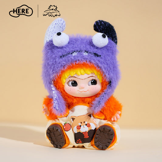 WAKUKU-Fuzzy fun party Figure Dolls clothes‌
