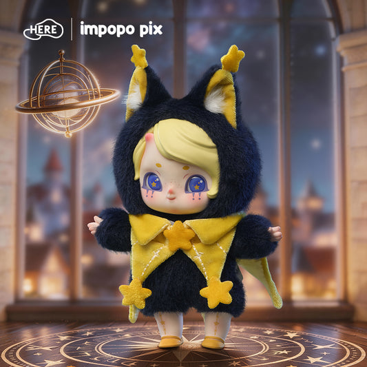 impopo pix-Whispering Night Town Series Plush Figures Blind Box