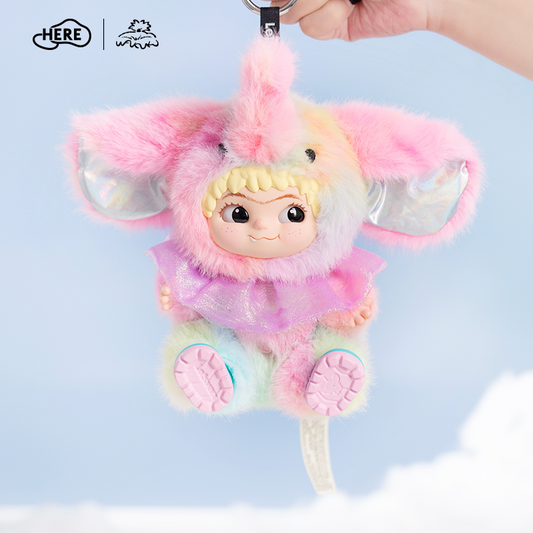 Letsvan WAKUKU-Dreamy Colorful Elephant Vinyl Pendant Collect dolls