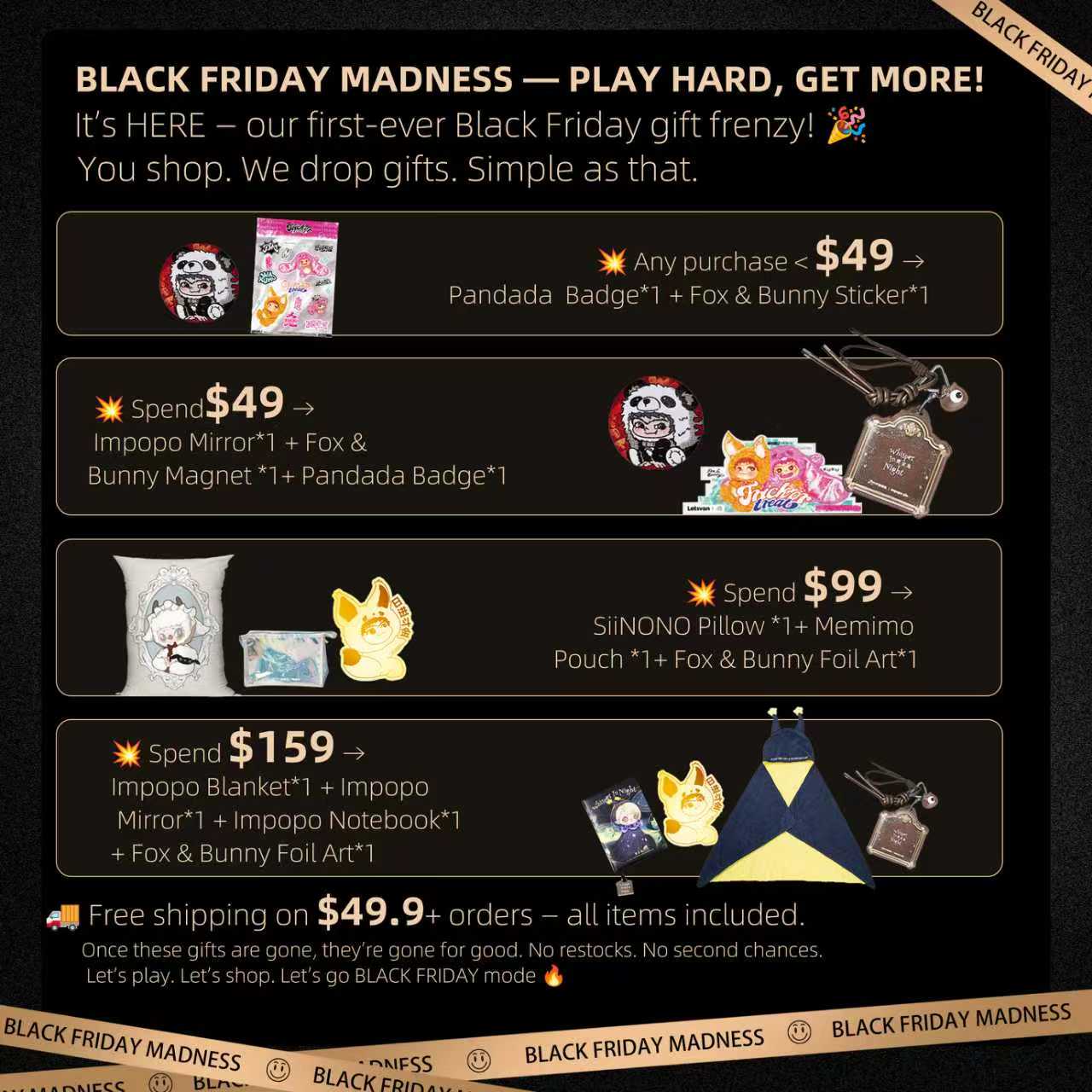 Letsvan WAKUKU-Fuzzy fun party Figure Dolls clothes‌