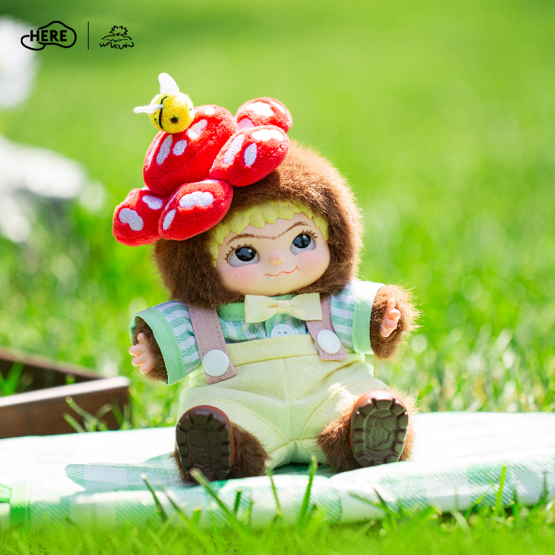 Letsvan WAKUKU Flower Gentleman Vinyl Plush Doll Pendant