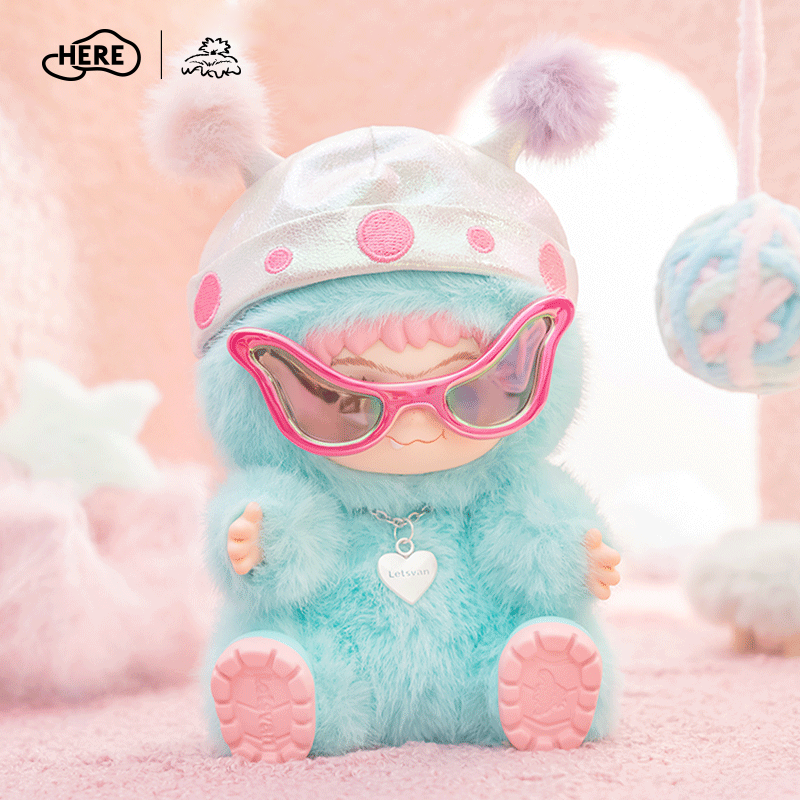 Letsvan WAKUKU-Fuzzy fun party Blind box Single Box(1 pcs)